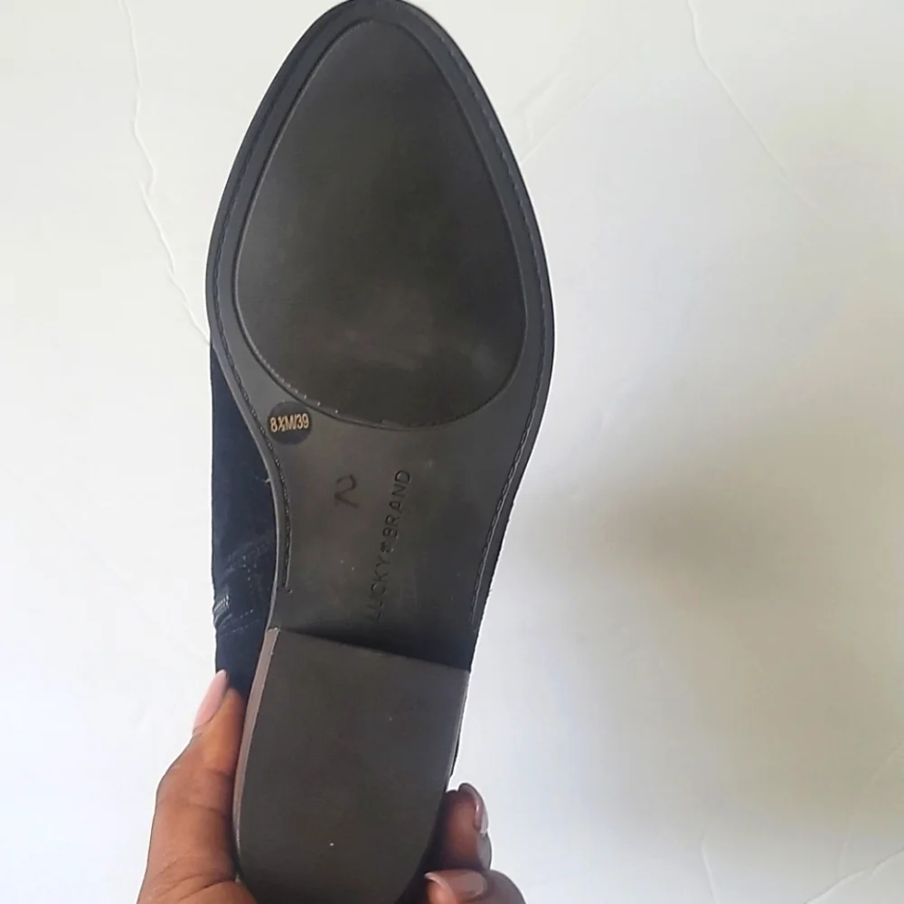 Lucky brand lp-fenley black booties